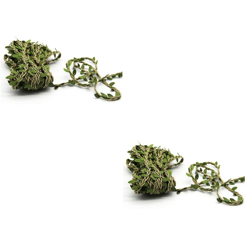 2 Pack Simulation Rattan Decor Room Vines Garden Wall Decorations