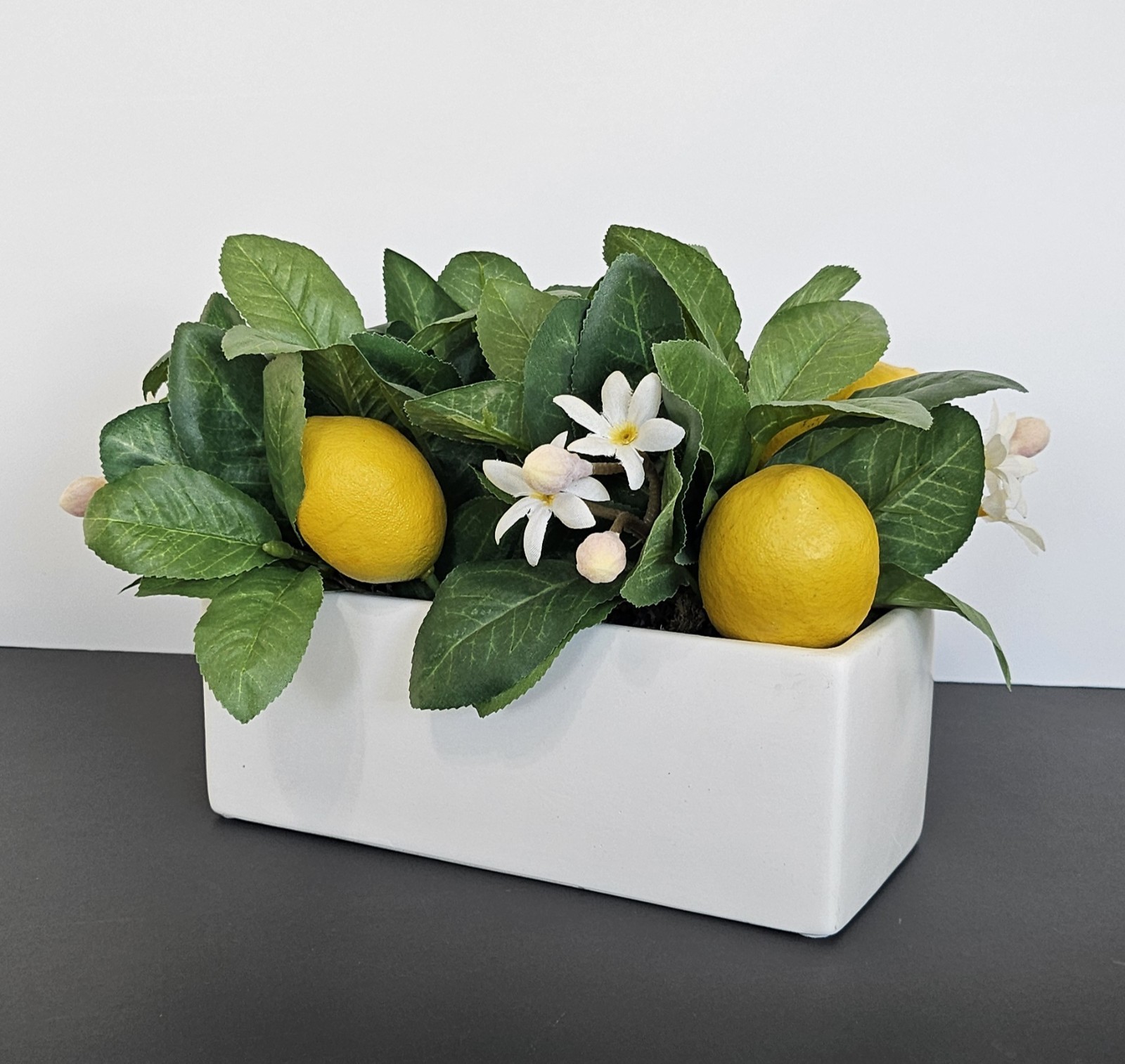 Lemon Tabletop Arrangement Artificial Lemon Threshold Home Decor Centerpiece