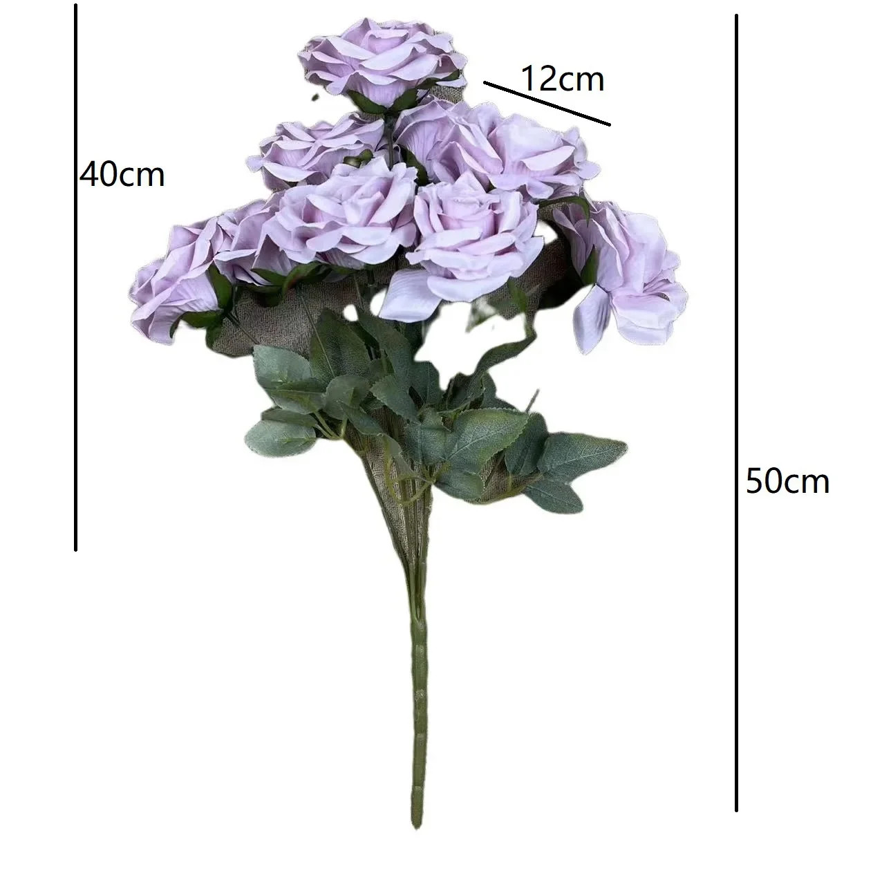 9 Head Diamond Roses European Artificial Flowers Home Wedding Rose Wedding Hotel