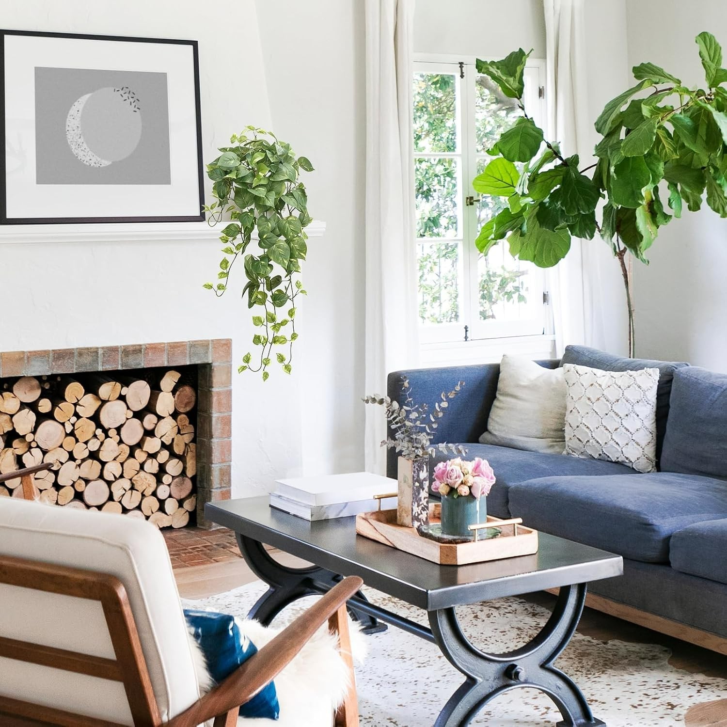 Artificial Pothos Plant in Chic Pot – Enhance Your Home’s Aesthetic Gracefully