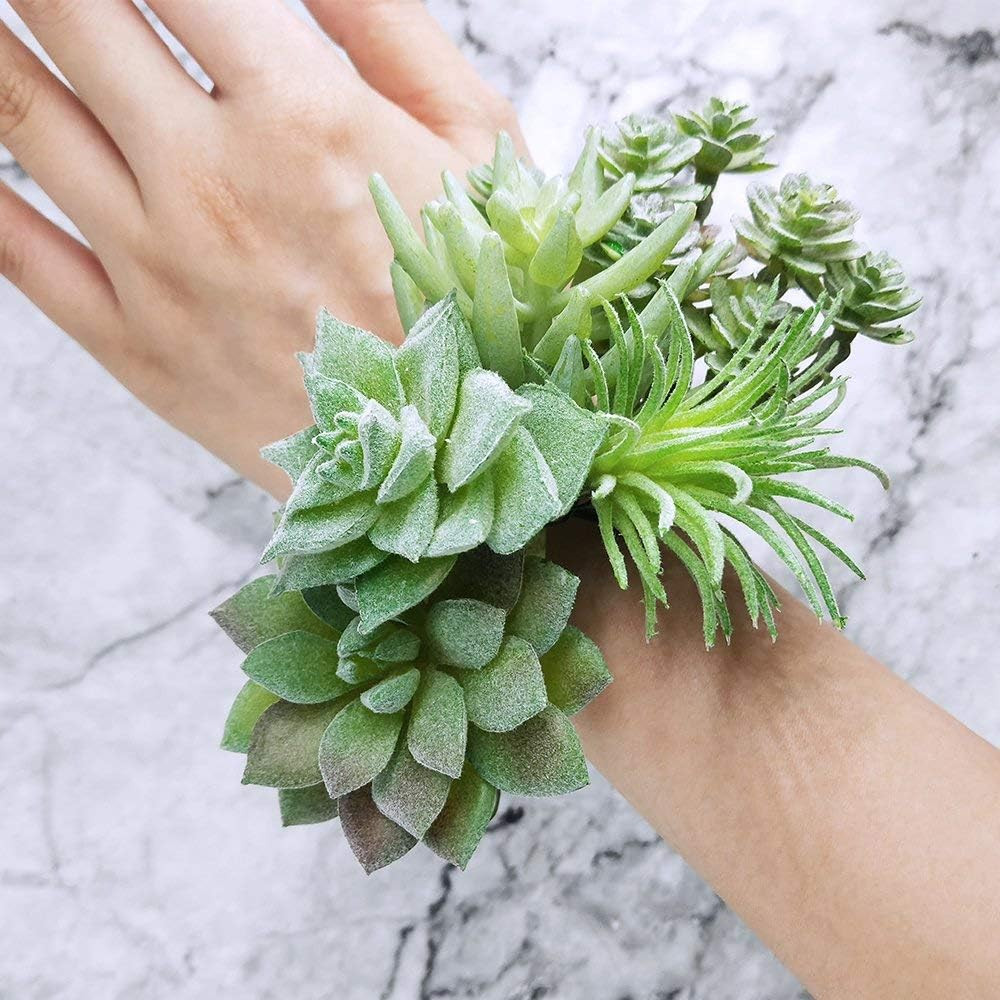 Supla 11 Pcs Mini Artificial Succulents Picks Unpotted Faux Succulent Assortment