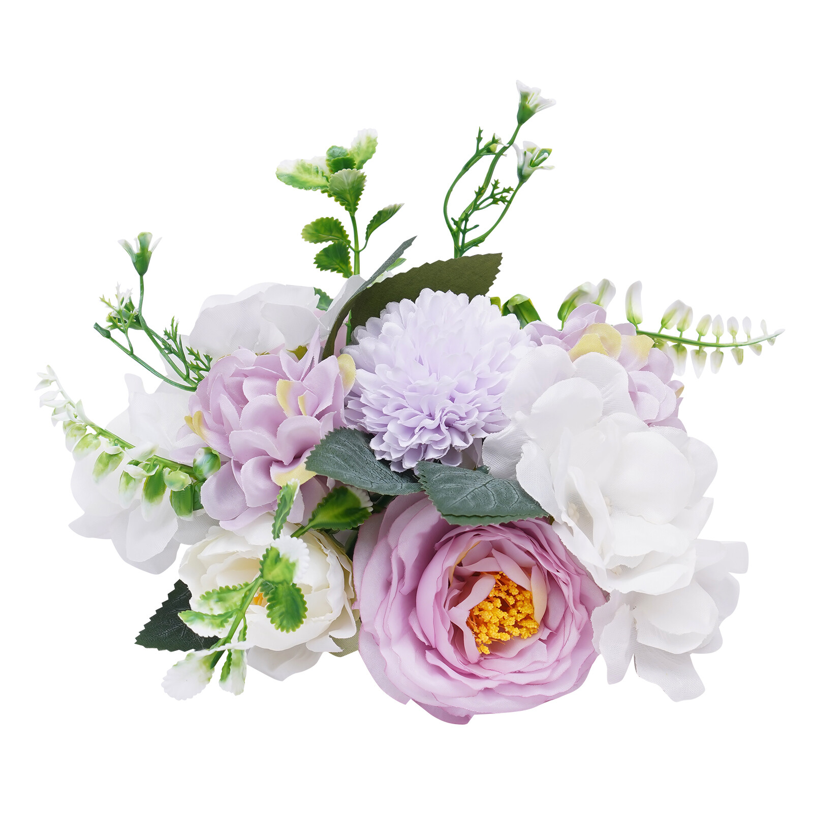 10 Set Artificial Hydrangea Camellia Flowers Silk Bouquet Party Wedding Decor