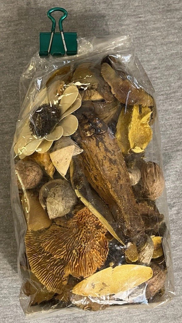 Hobby Lobby Potpourri Bag Floral Petals Brown Yellow Table Decor