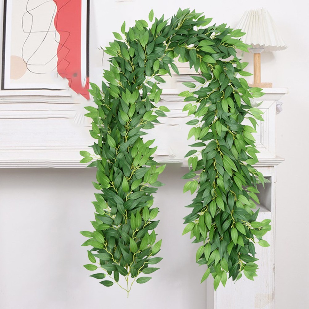 Indoor Decoration Simulation Rattan Green Plant Elaeagnus Angustifolia
