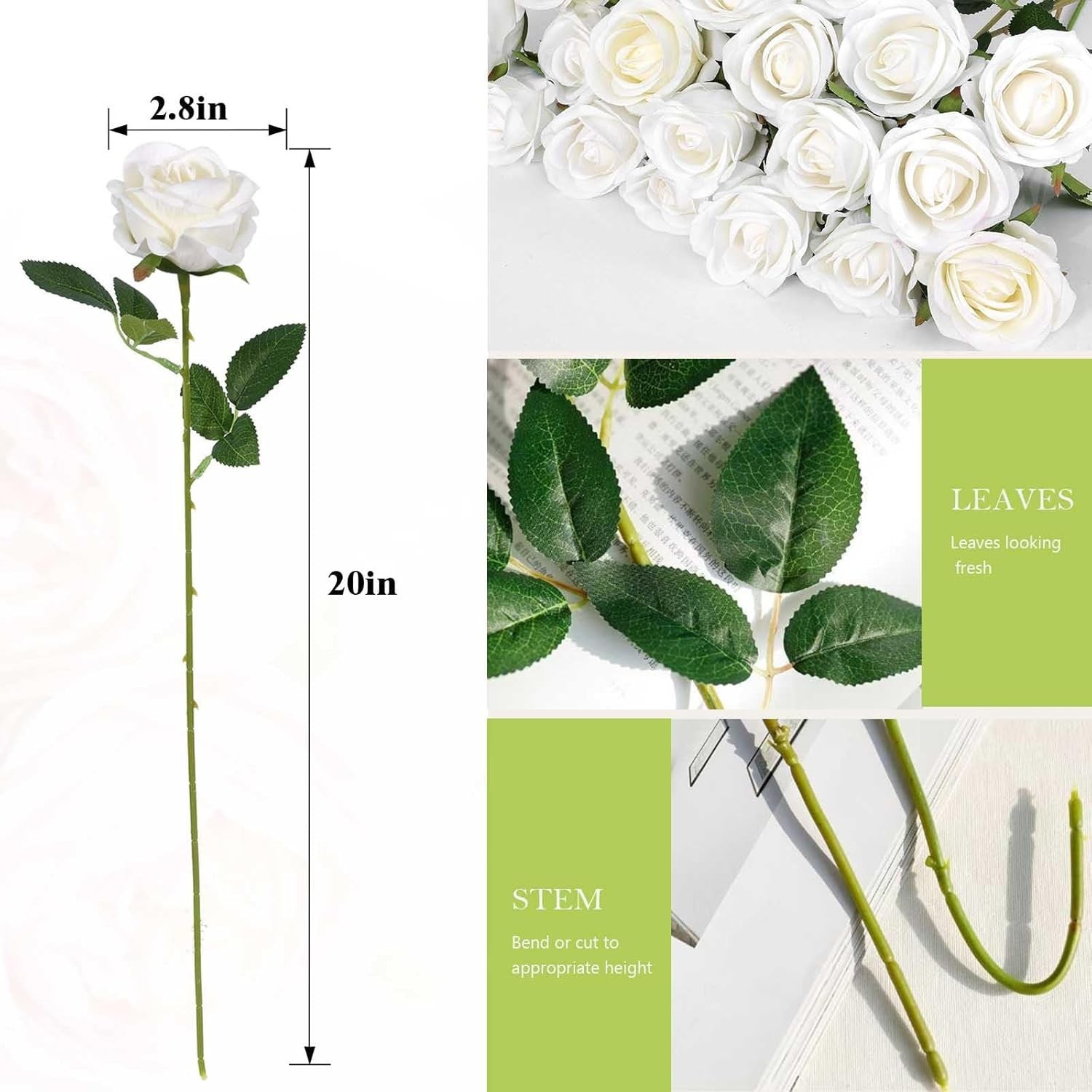Stunning 60 Count Velvet Silk Roses – Ideal for Valentine’s & Home Decor