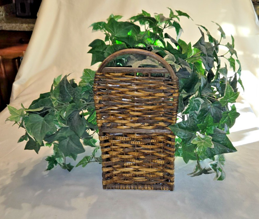 Artificial Ivy Plant in a Ledge Basket
