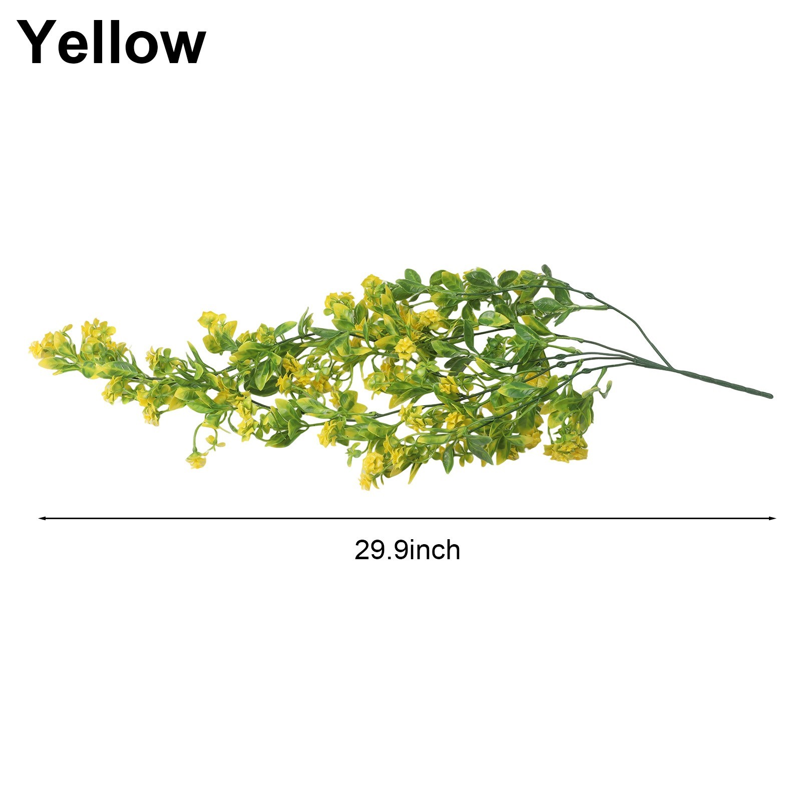 Hanging Artificial Flowers 2pcs Wisteria Vines for Indoor and Outdoor Decor