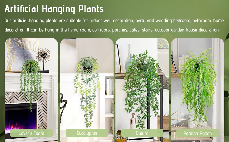 Realistic Artificial String of Pearls Plant – Faux Hanging Succulent Trailing