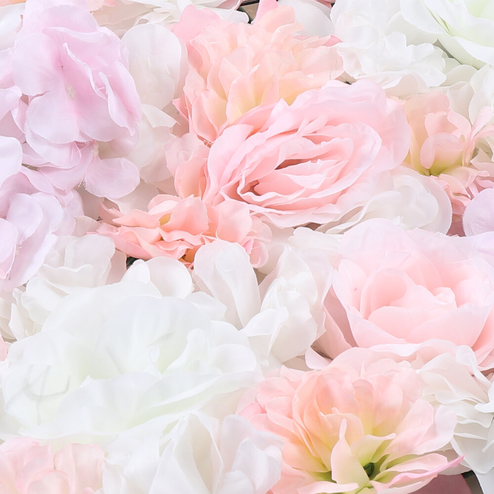 60x40cm Silk Rose Artificial Flower Wall Panel Wedding Party Backdrop Decoration