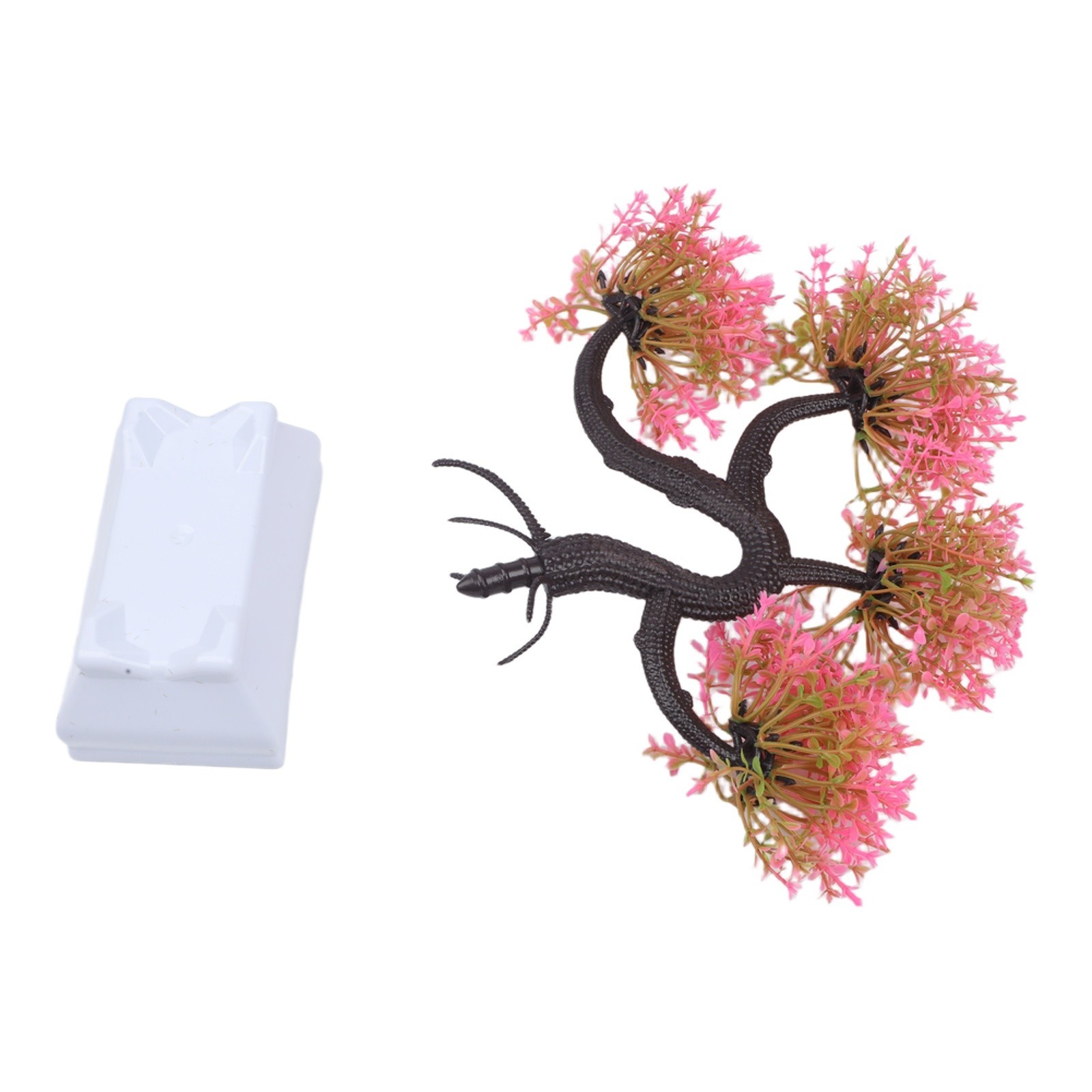 Plastic Artificial Bonsai Pine Plant for Office Living Room Decor 25x25x11cm