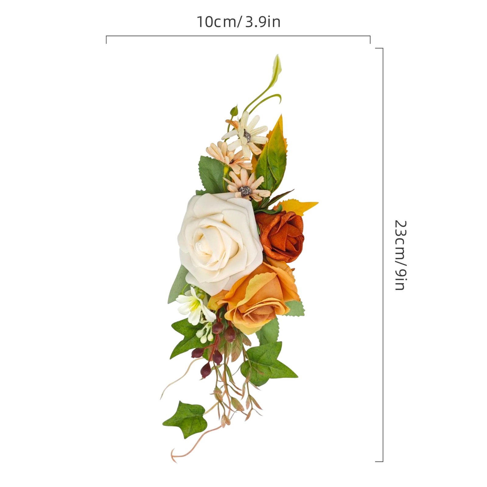 2pcs Artificial Flower Shoulder Corsages for Wedding, Mother of The Bride Cor…