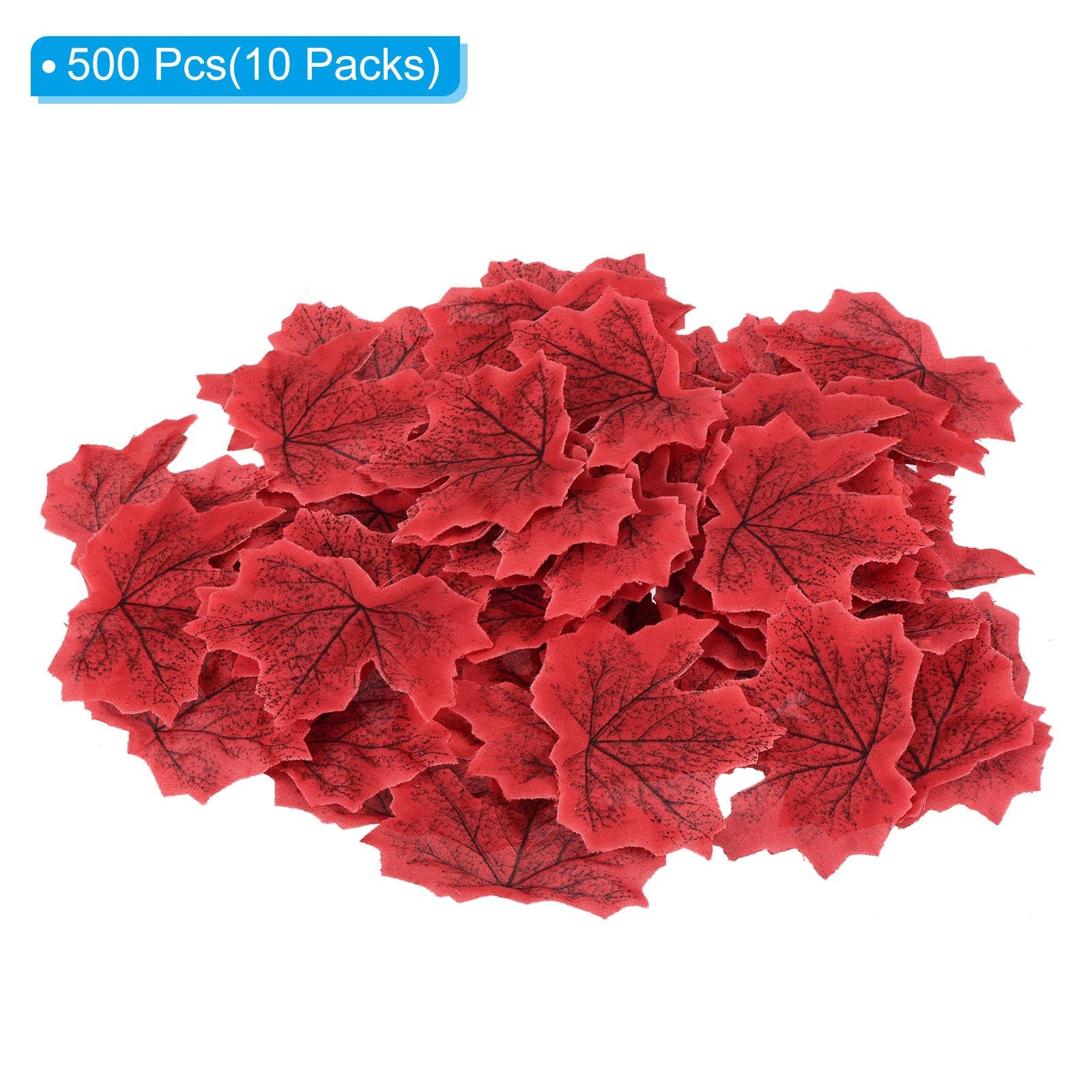 Artificial Leaves, 500 Pcs Fall Maple Autumn Fake Leaf for Wedding Party Than…