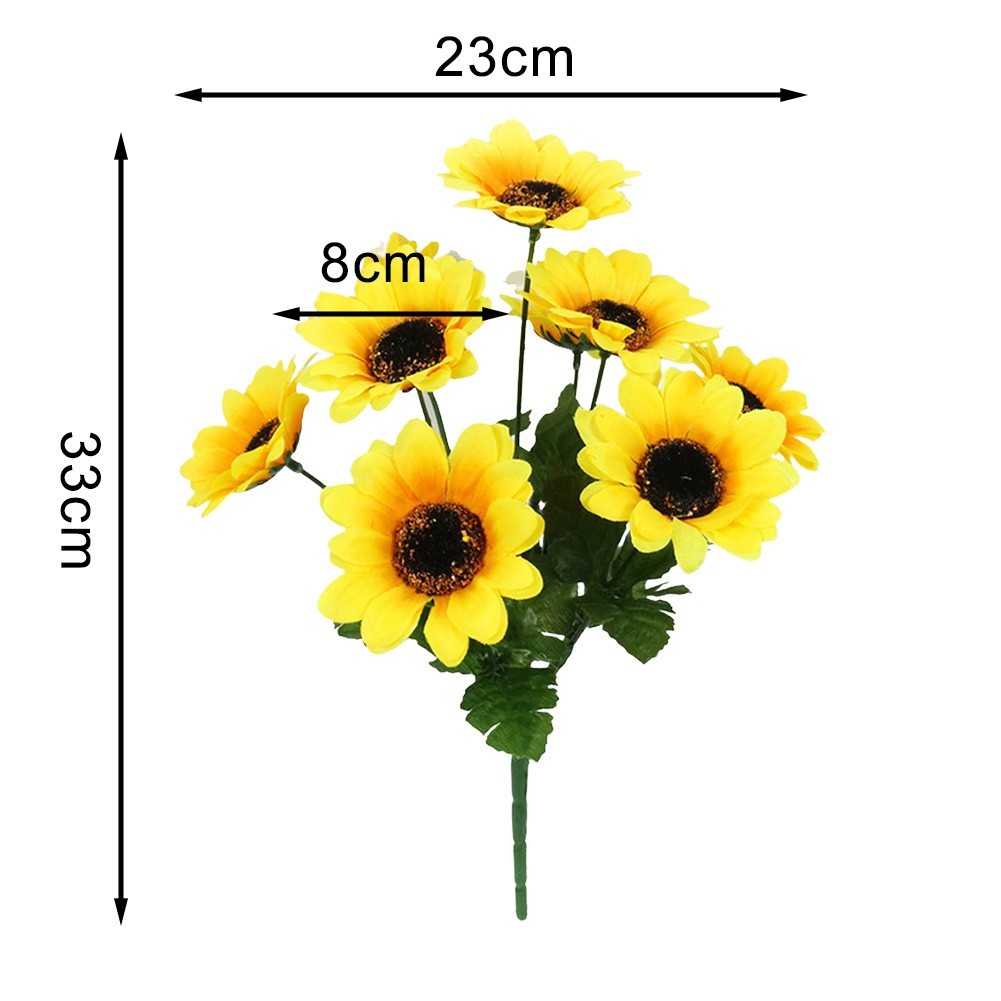 Bright For and Cheerful 4pcs Sunflower Bouquet 9 HeFor ads for Your Home