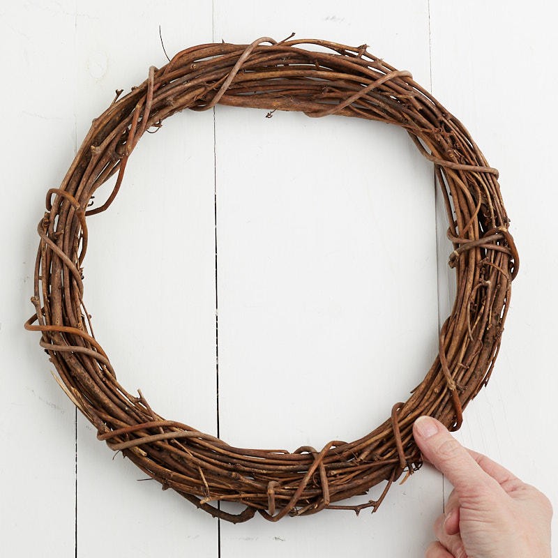 Package of 3 Natural Grapevine Wreaths