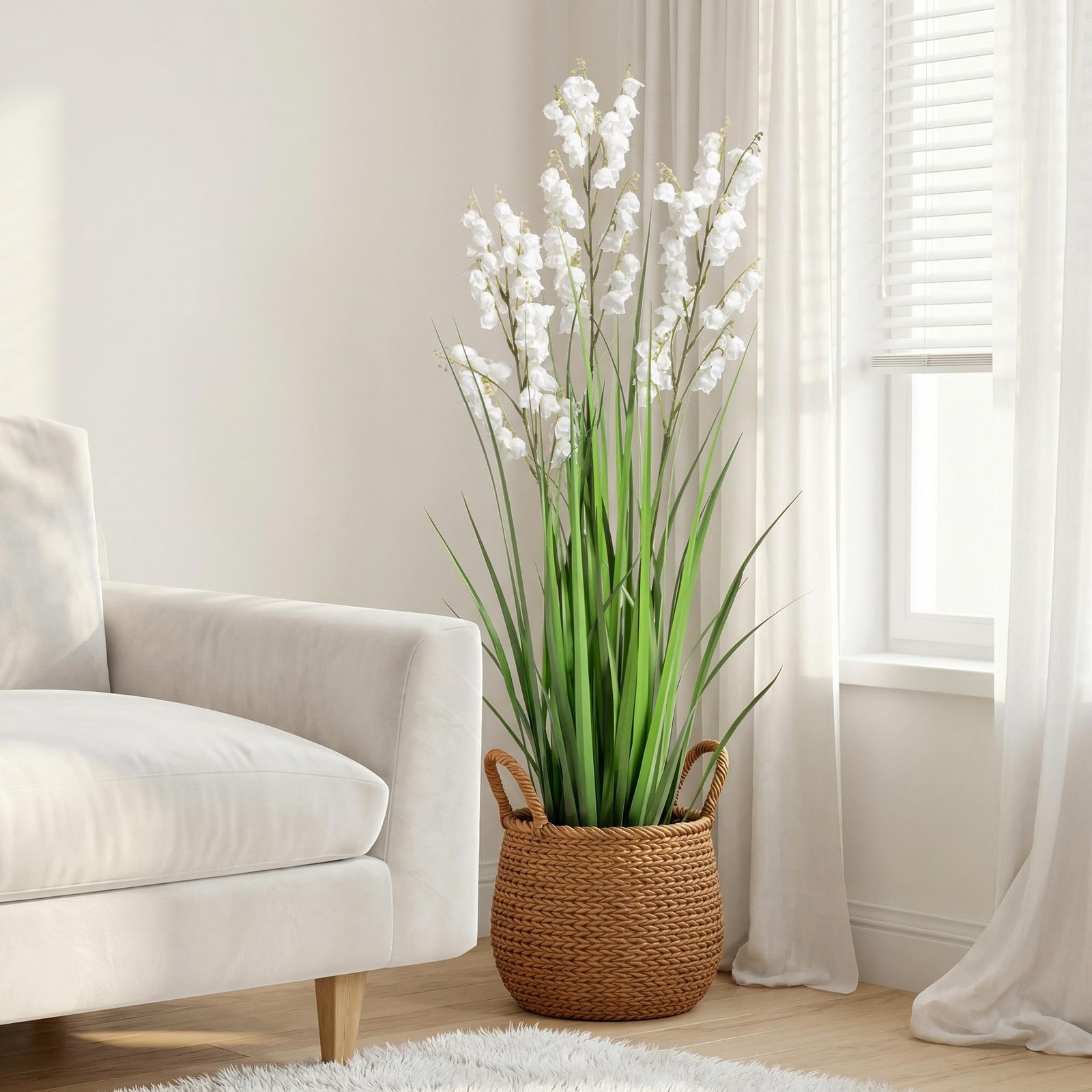 Fake Plants Home Decor Fake Flowers Artificial Plants Outdoor Tall Grass Plan…