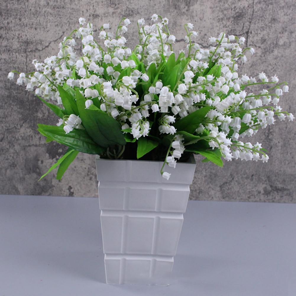 Vibrant Artificial Lily of the Valley Flowers for Elegant Home and Office Decor