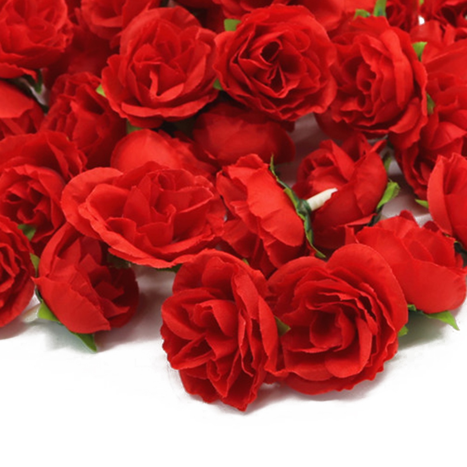 50PCS Beautiful Silk Fake Rose For Wedding Party Decoration Trending