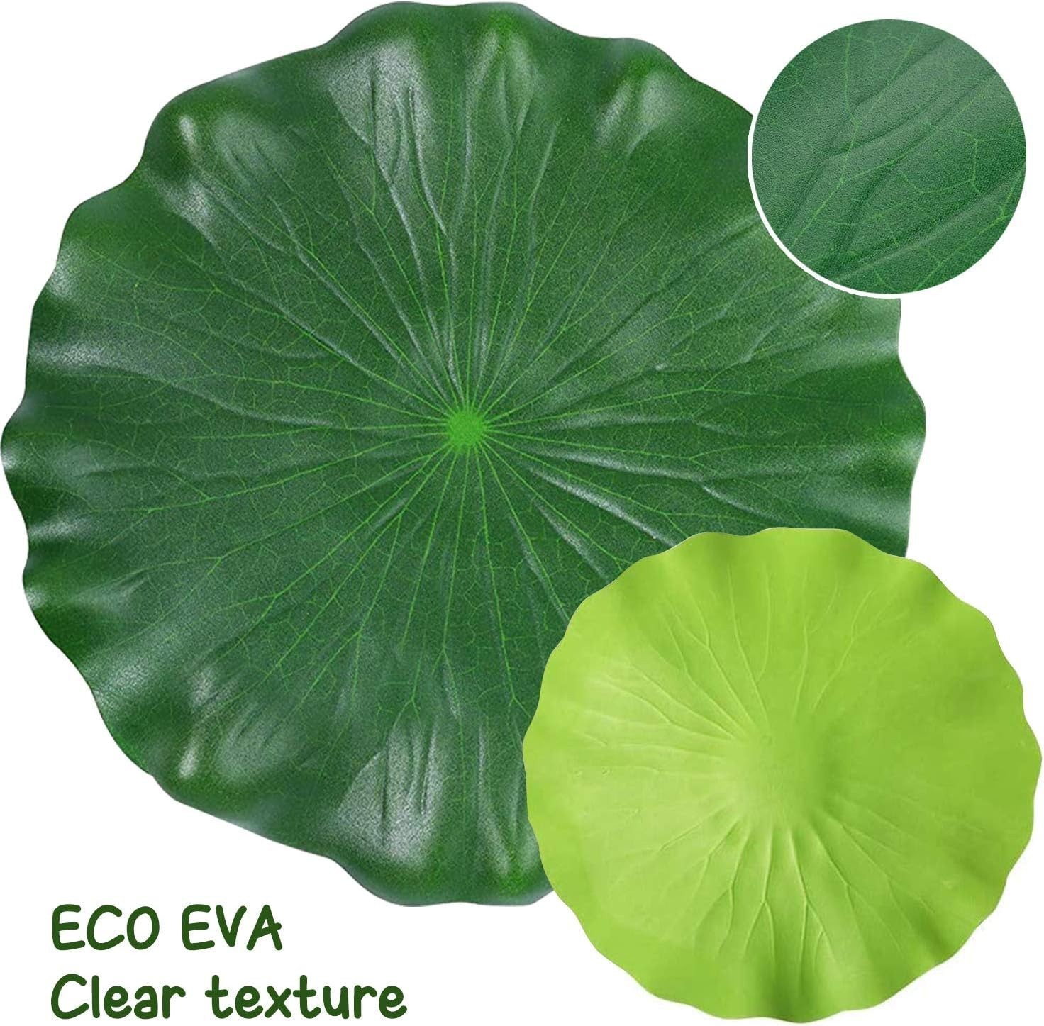 Stunning 20 Piece Faux Lily Pad Set – Multiple Sizes for All Water Features