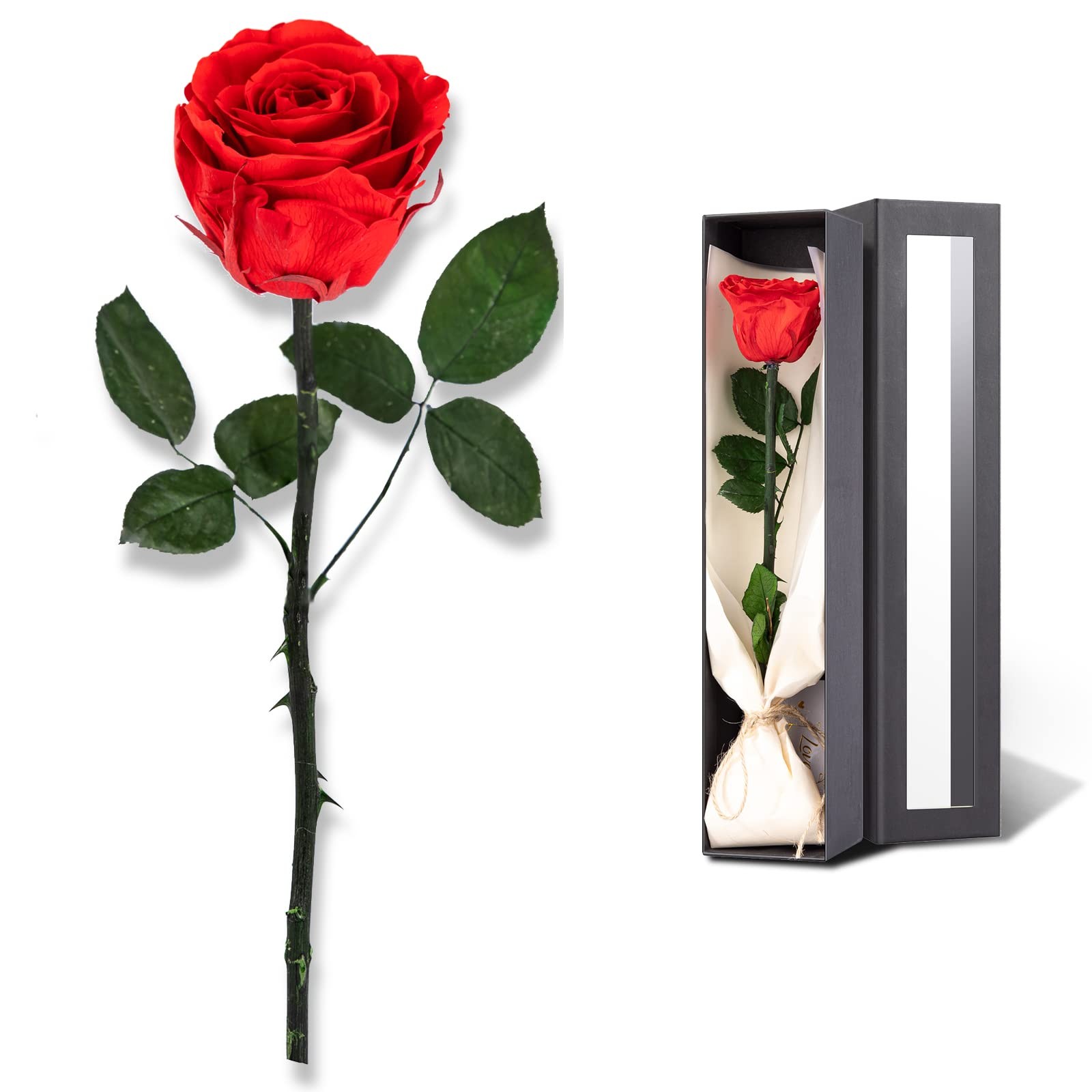 Flowers for Delivery Prime, Preserved Roses Flower Gifts for Women, Real Rose…