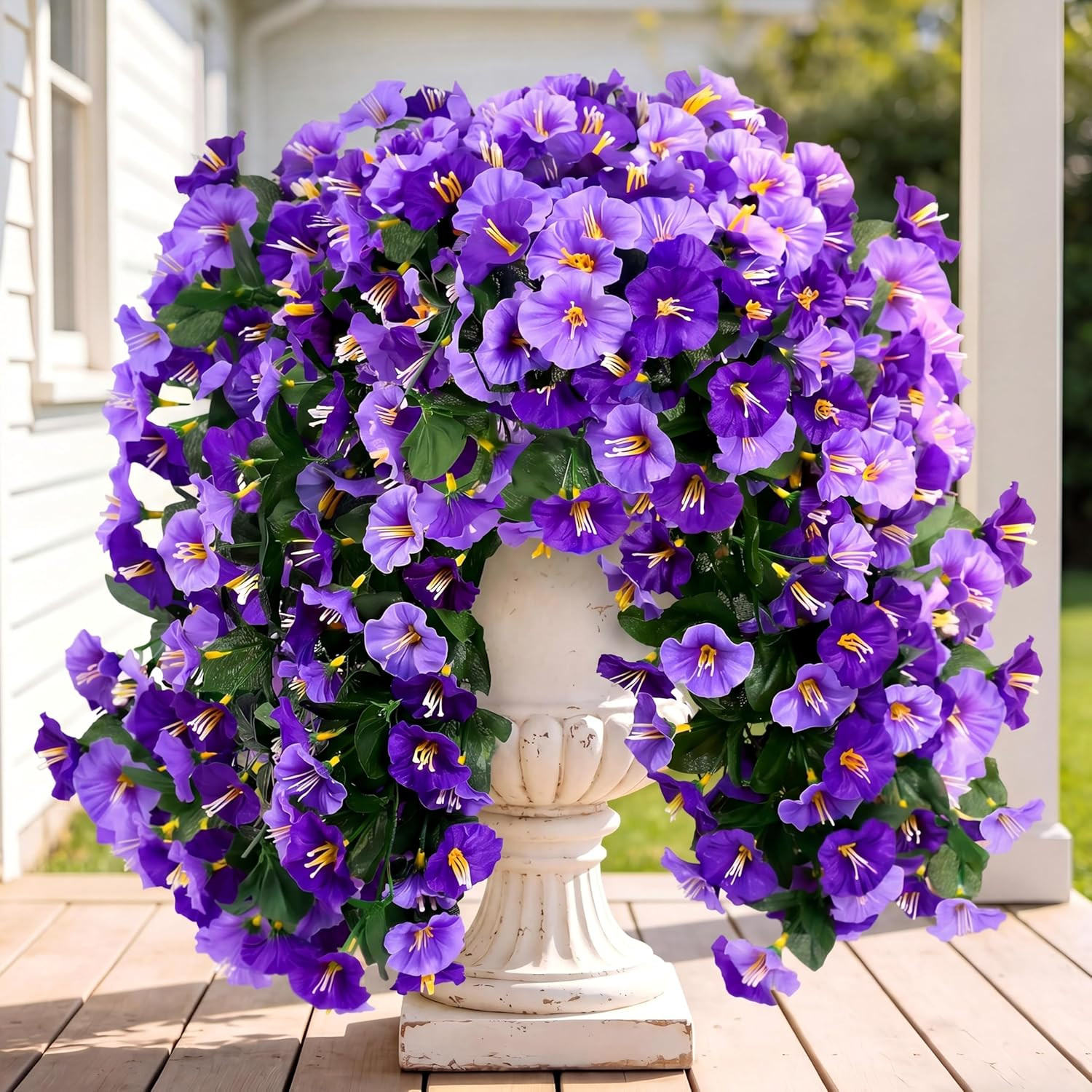 Artificial Fake Hanging Flowers Plants Outdoor outside Spring Summer