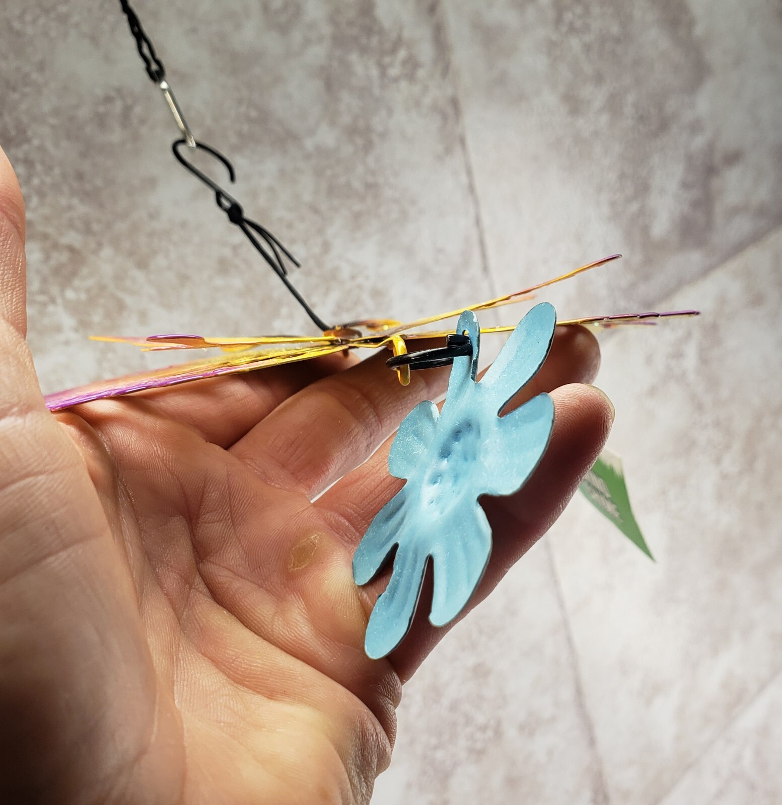 3D Butterfly Flower Decorative Hanging Indoor Outdoor Metal Sign True Living