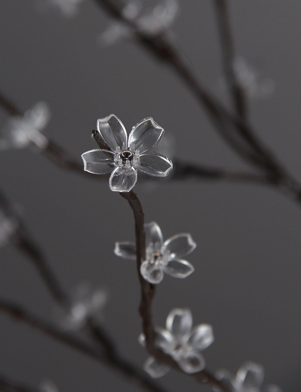 6.5 Feet 208L LED Lighted Cherry Blossom Tree, Warm White, Decorate Home Garden,