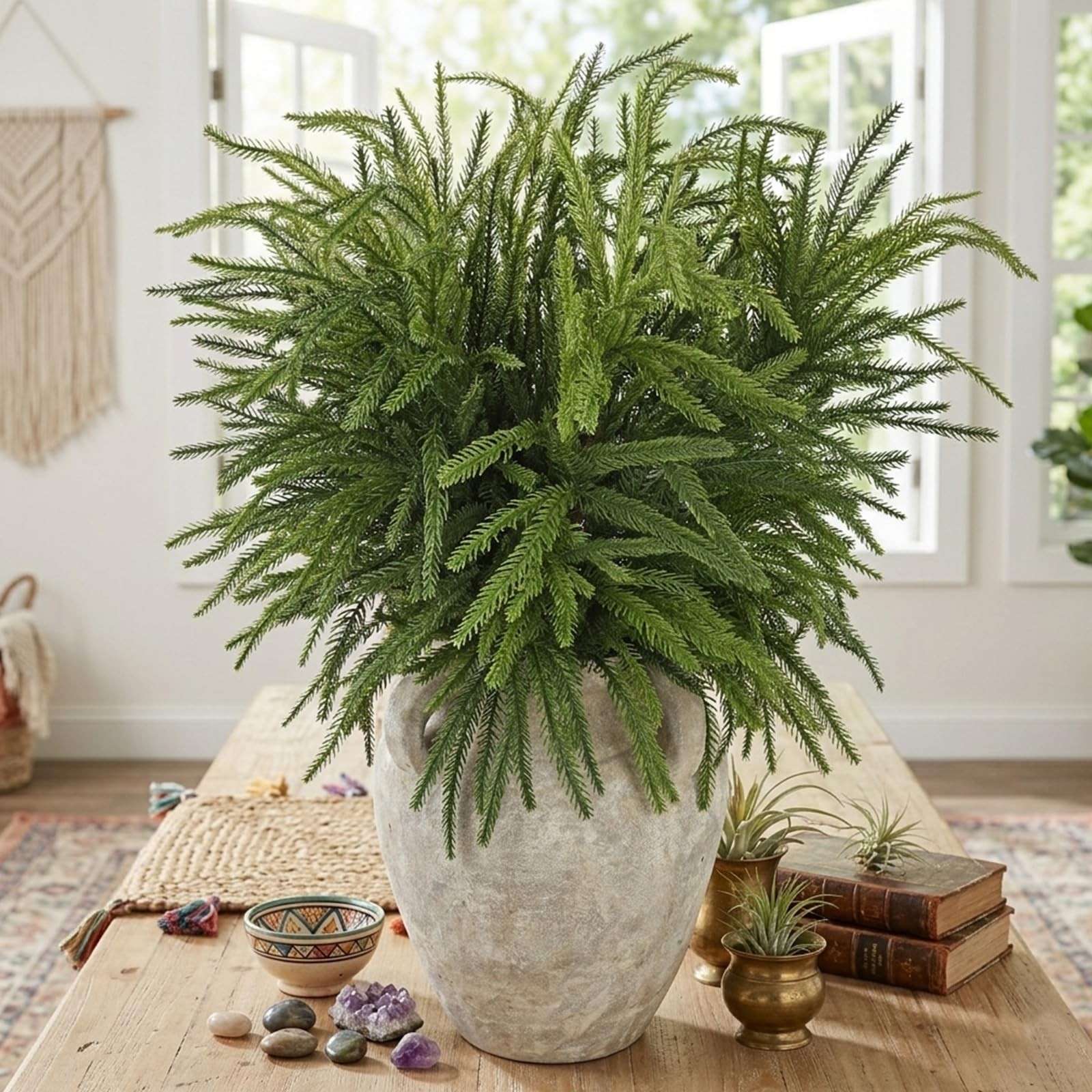Artificial Greenery Stems for Vase, Faux Greenery Branches for Indoor Outdoor…
