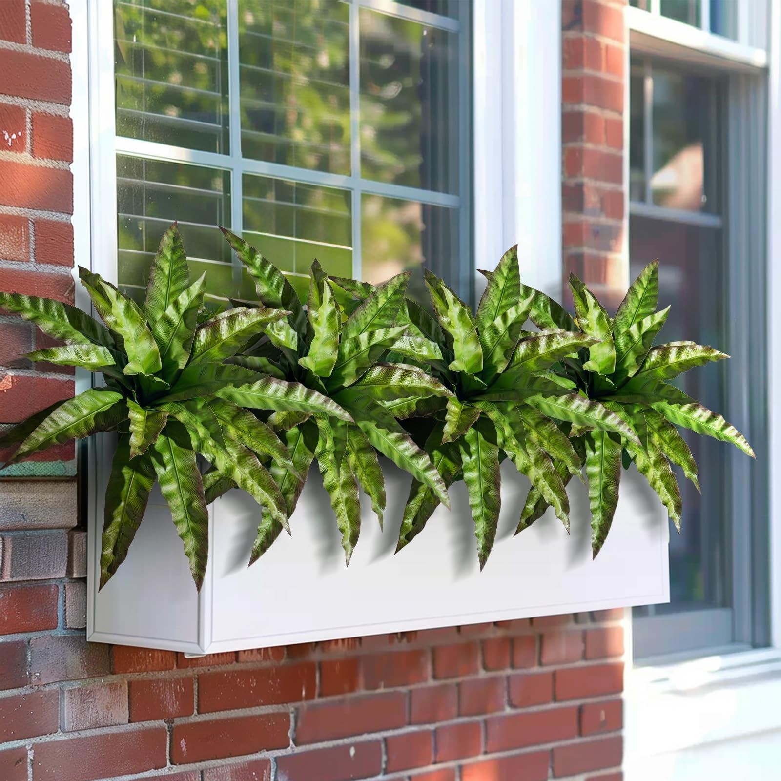 4 Pcs Artificial Greenery Stems Fake Bird Nest Fern Faux Branches Artificial …
