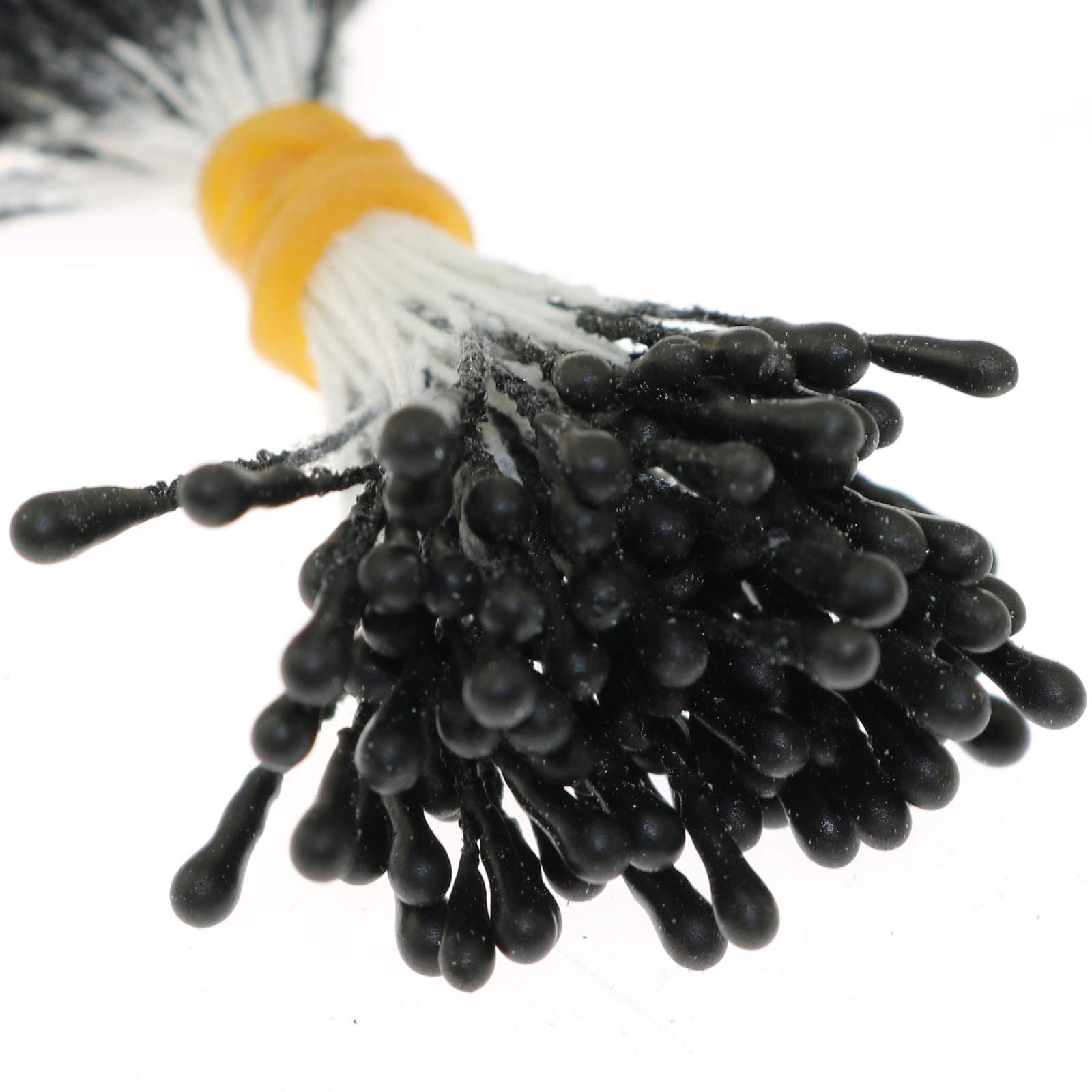 ~400 PCS Matte Black Artificial Pearlized Floral Stamen for Flower Making