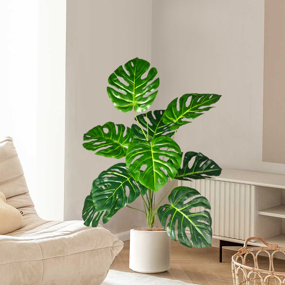 70–100cm Artificial Monstera Tree – Tropical Decor for Home/Office