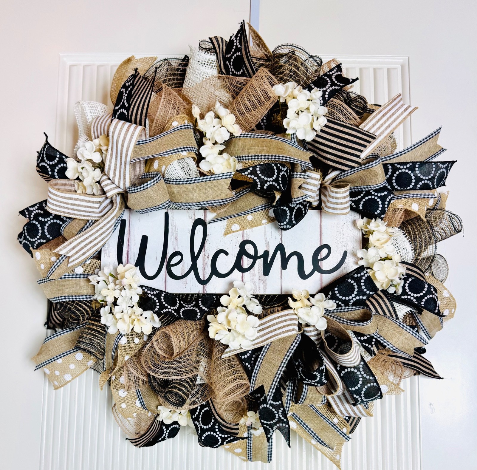 Everyday Wreath Front Door – Hydrangea Wreath, Farmhouse Wreath for Every Season