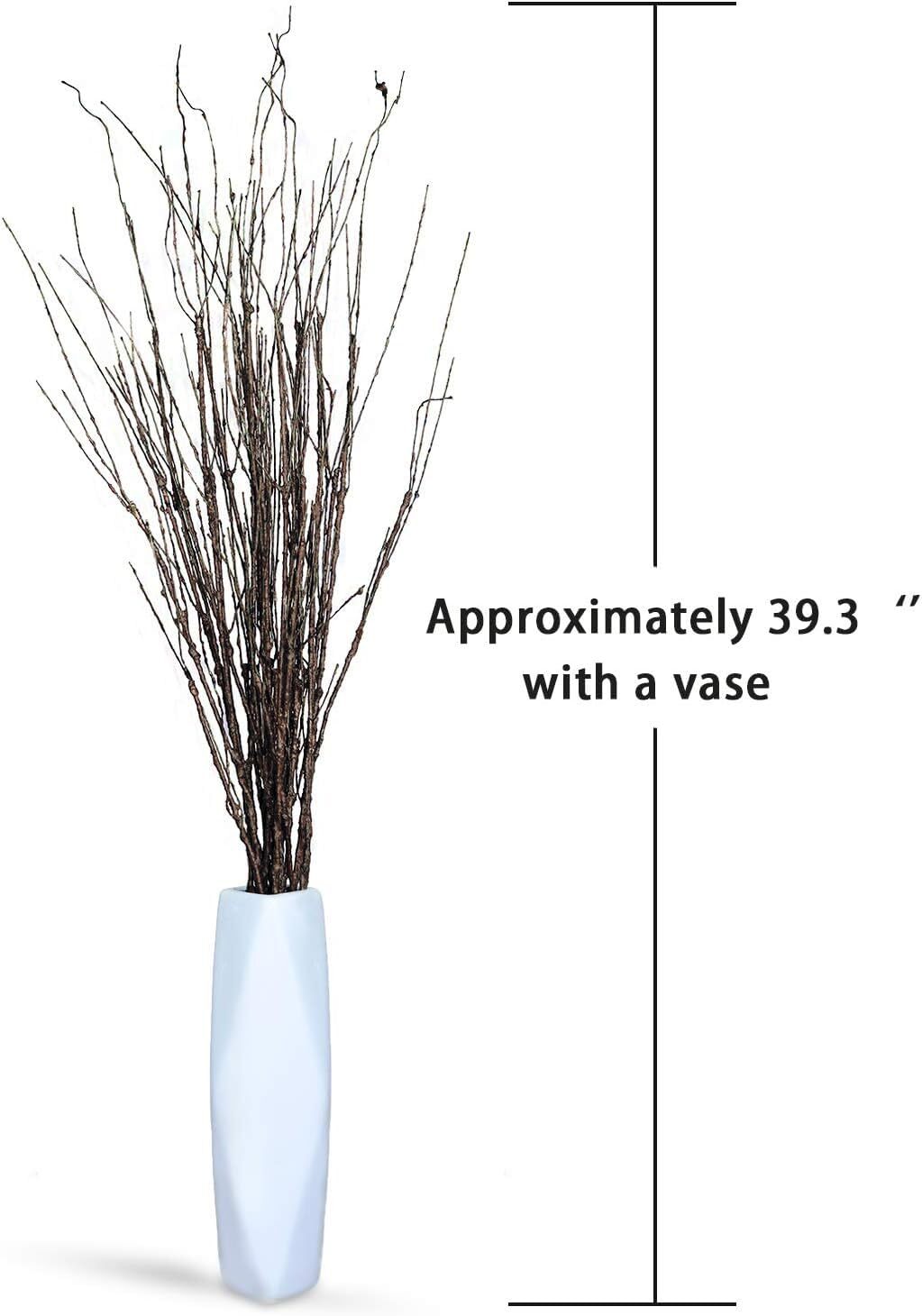 10 PCS Artificial Twigs Curly Willow Branches 30.7 Inches Lifelike Bendable A…