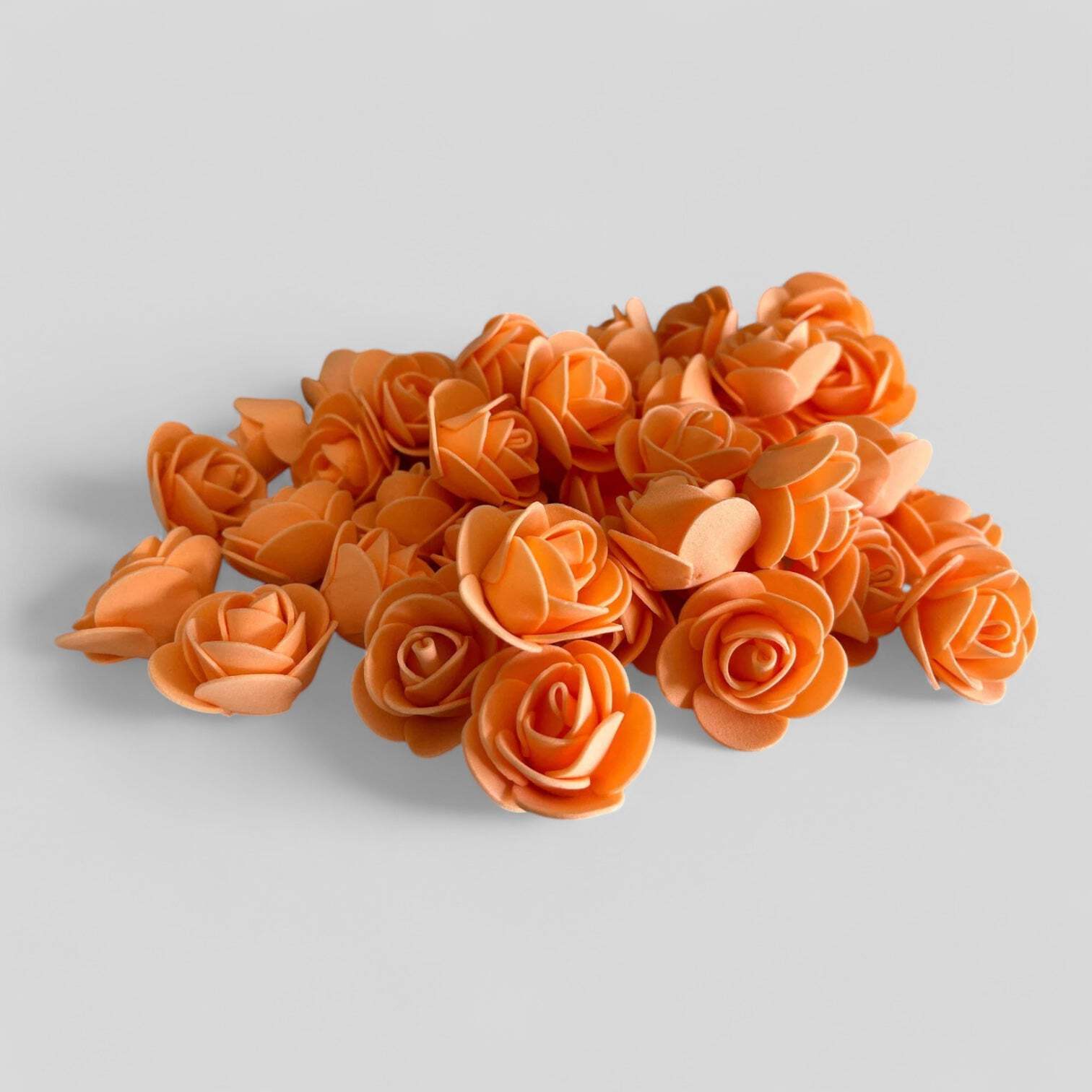500 Pieces — 3cm Bulk Wholesale Foam Flowers for Crafts, Wedding, Shadowboxes, G