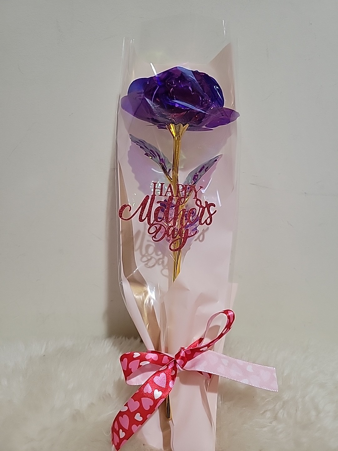 Happy Mother’s Day Eternal Rose Flower – 2nd+ FREE SHIPPING ( Crystal Purple )