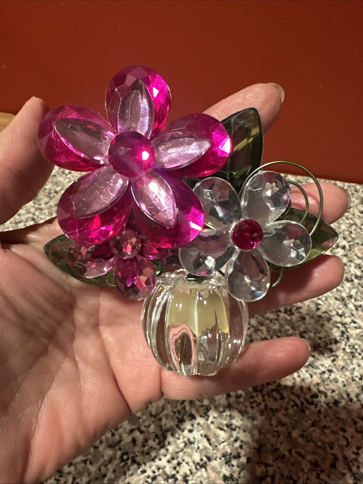 Bouquet Flowers Acrylic And Metal SH7