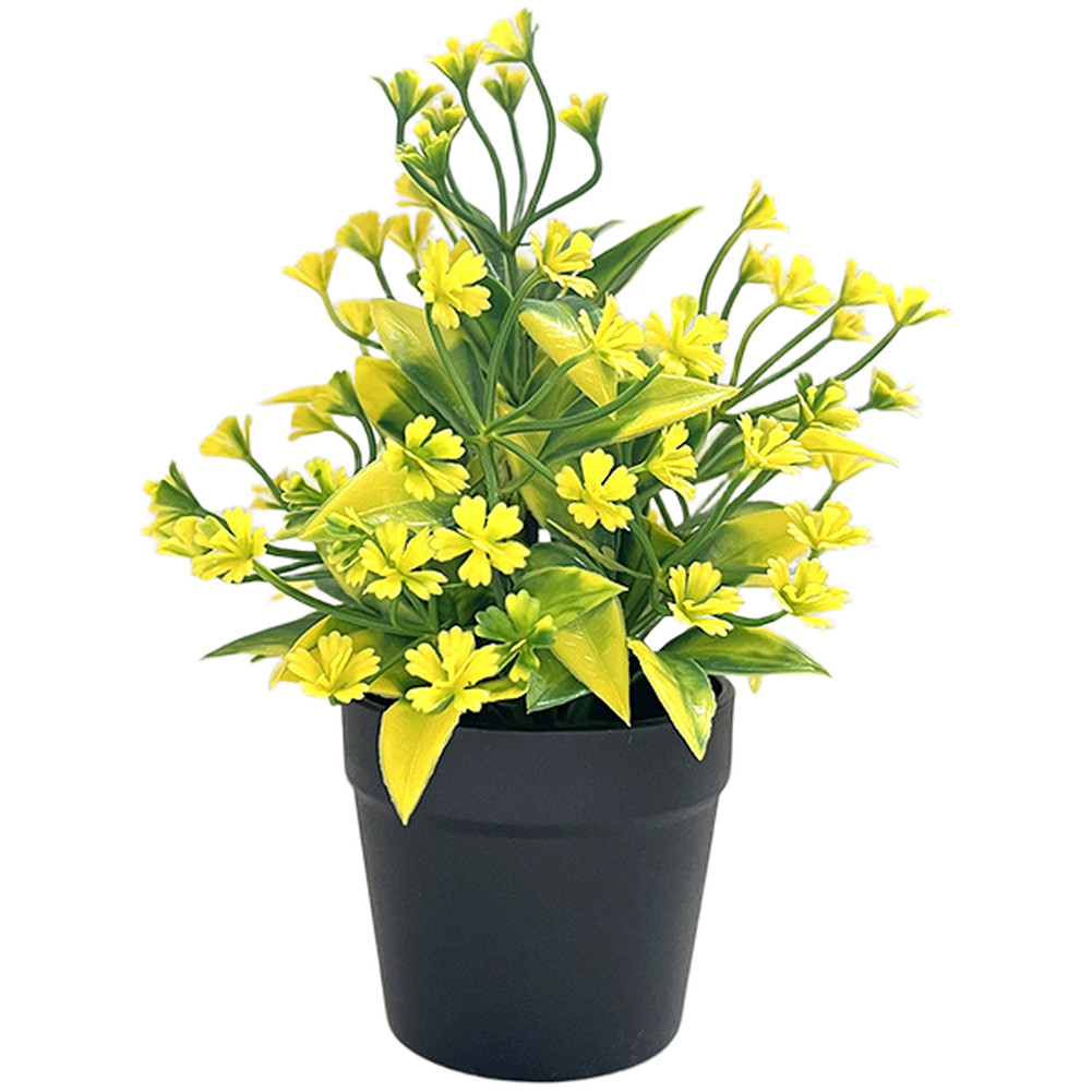 Artificial Daisy Potted Plants Plastic Simulation Flowers for Home Decor Wedding
