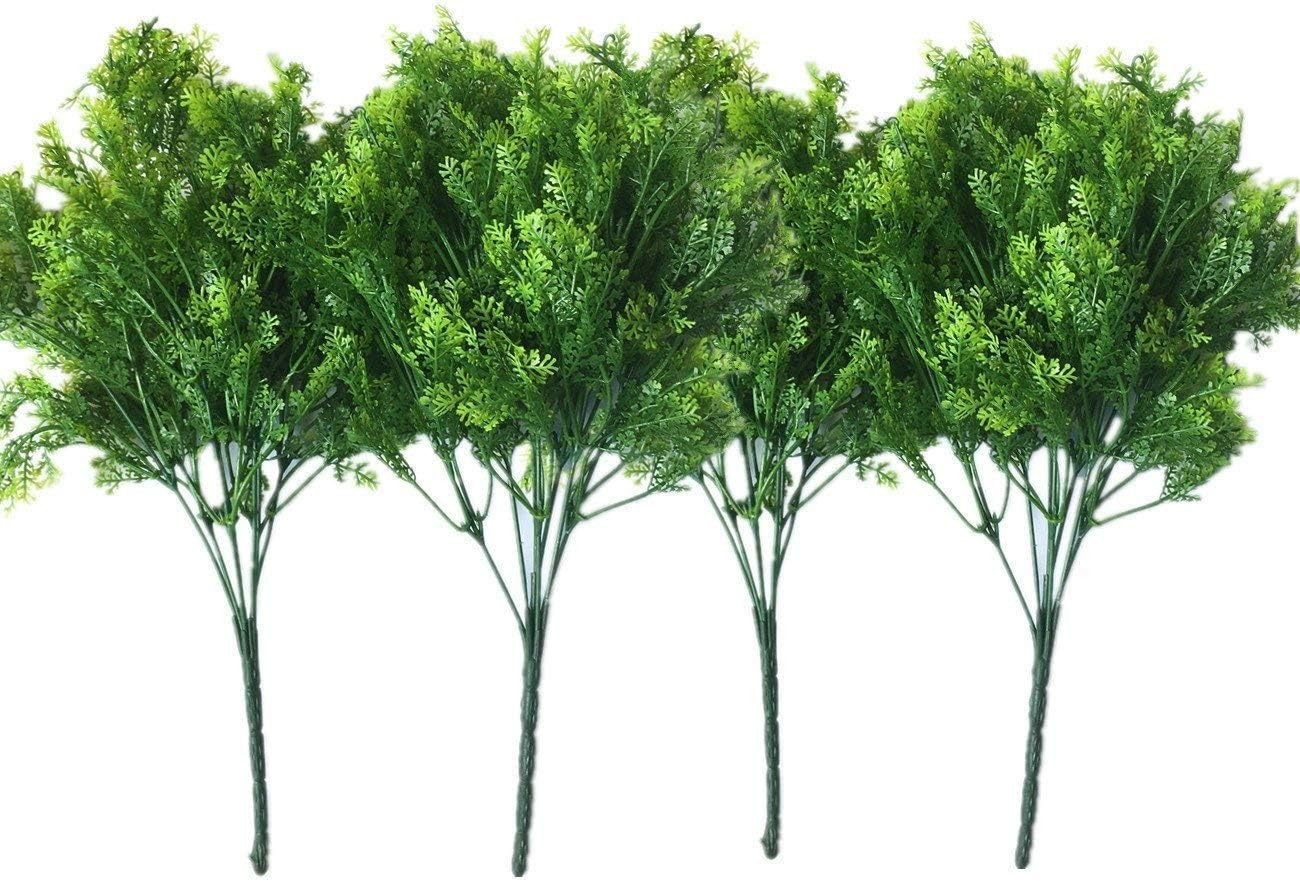 Artificial Shrubs, Plastic Plants Simulation Fake Bushes Wedding Outdoor Indo…
