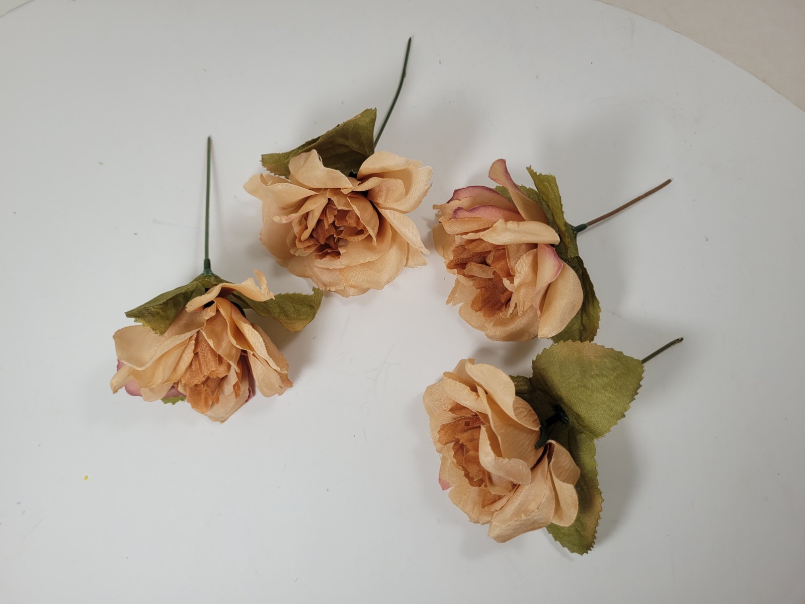 Large Lot of Faux/ Artificial Flowers 24 Stalks of Flowers + 13 Stalks of Leaves