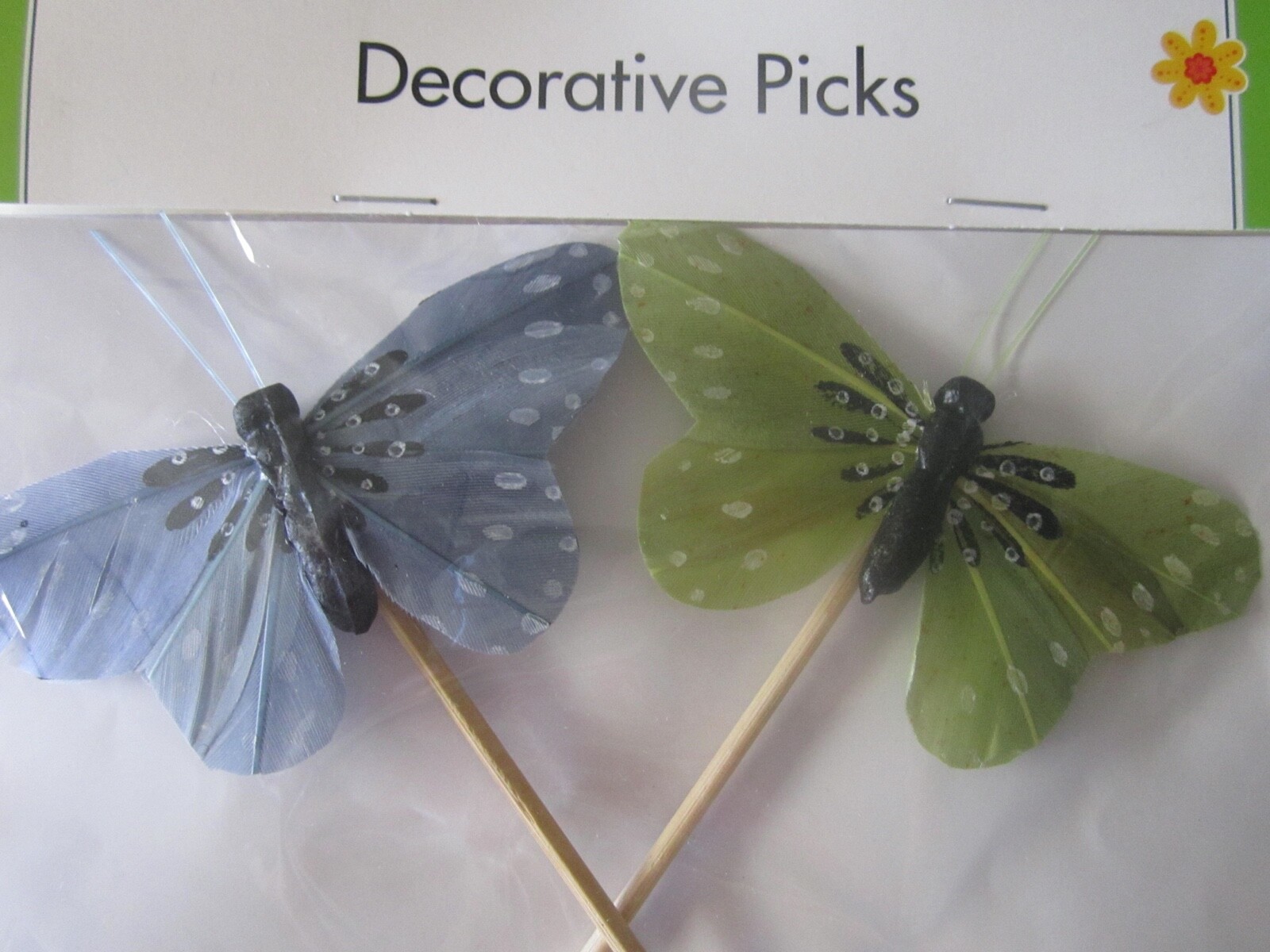 Floral Garden Various Bright Colors Butterflies 6 Wooden 8″ x 4″ Pics Pkg New!