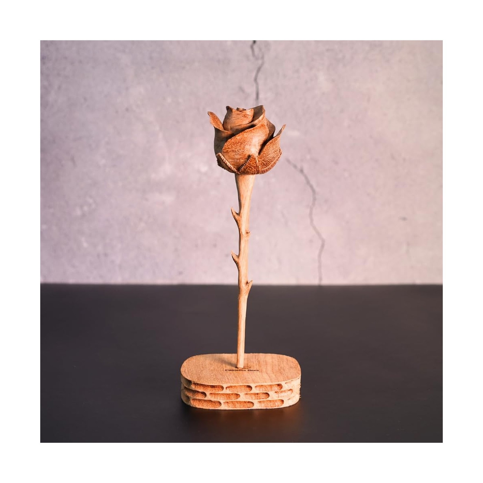 Wooden Rose, Wood Anniversary Flower Gift for Valentines, Mothers Day, 5th We…
