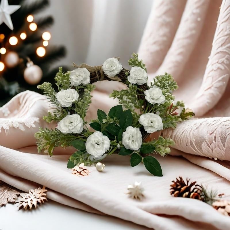 100 Pack 1.9 Inch Mini Artificial Silk Rose Flower Head Bulk Wedding Decor