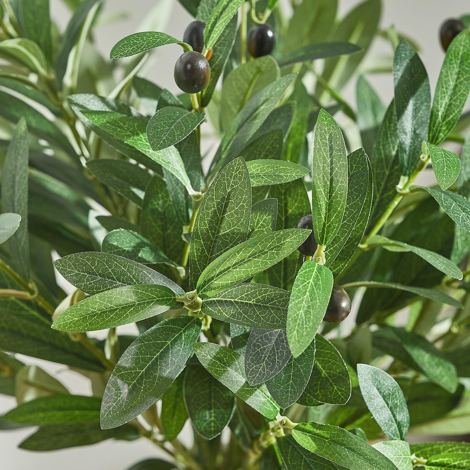 5 PCS 18 Inch Olive Tree Branches Greenery Stems Artificial Plants Faux Olive…