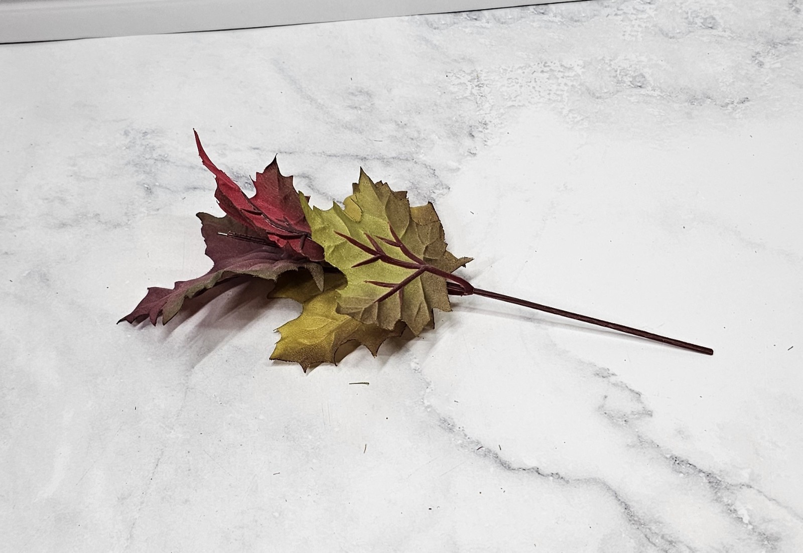 Fall Artificial Flowers With Small Pumpkin And Gourds