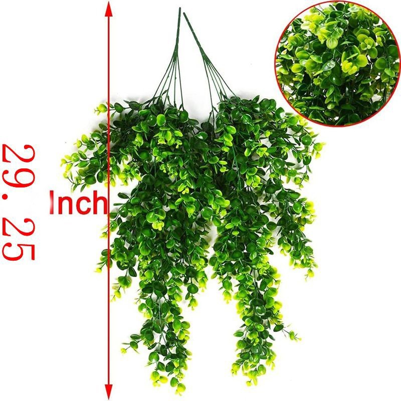1Pcs Fake Hanging Plants Artificial Pothos Vines Indoor Outdoor Home Decor