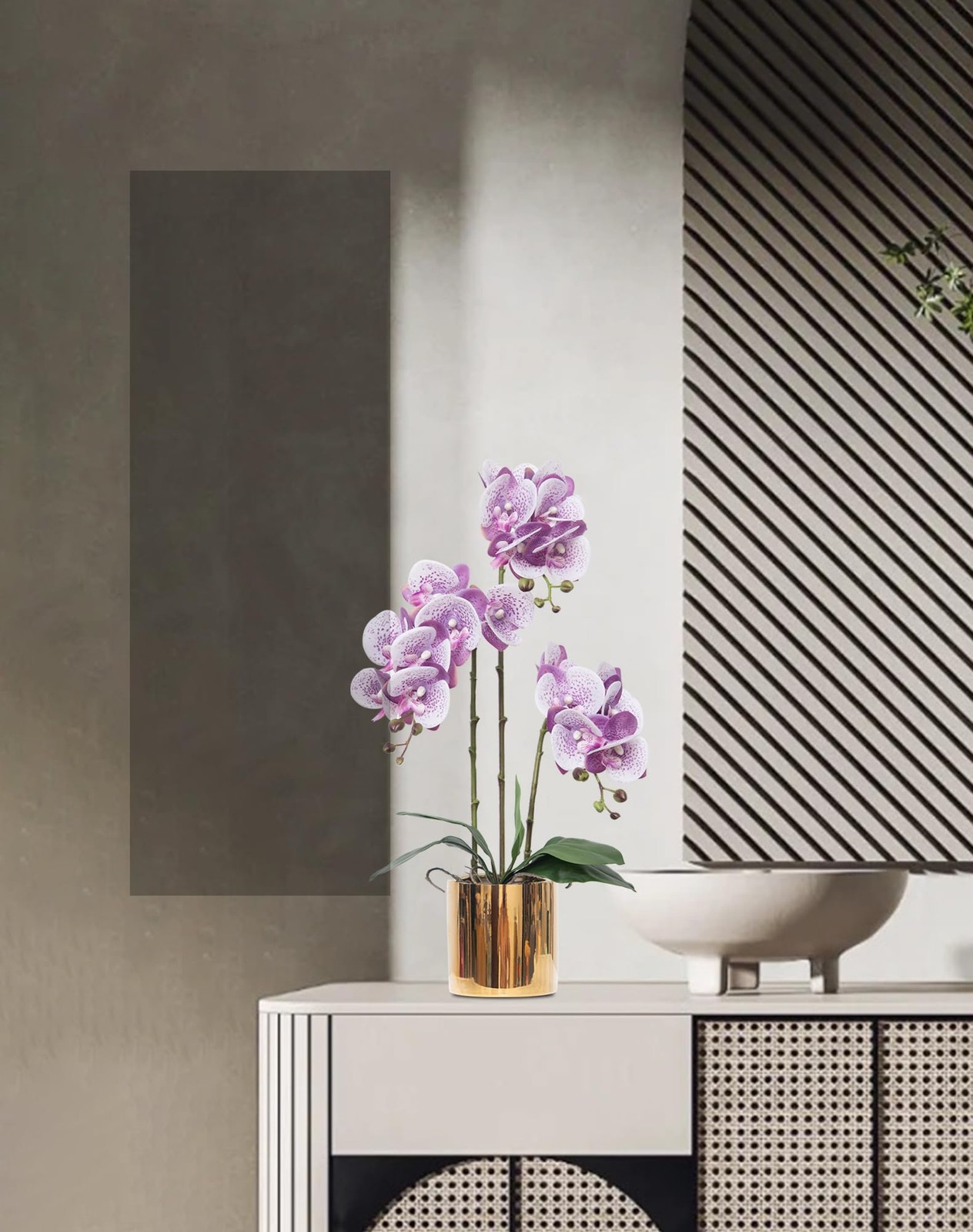 Artificial Orchid Flowers Set Fake Phalaenopsis Flower Faux Butterfly Orchid …