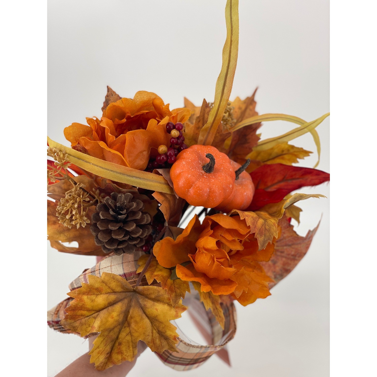 Lot of 25 Ashland Fall Floral Stems Pumpkins Lot Orange Yellow Autumn Decor New