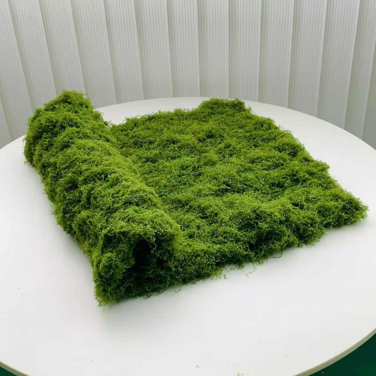 Artificial Moss mat, Green, 39.37 x 39.37 inches (Light Green), Waterproof In…