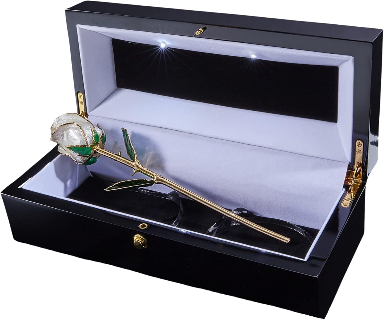 24K Gold Dipped Rose – Pearl Collection Gift for Her (Angel Dust)