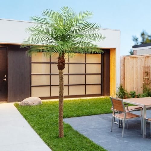9ft Artificial Phoenix Palm Tree Tall Artificial Palm Trees with 21 Adjustabl…