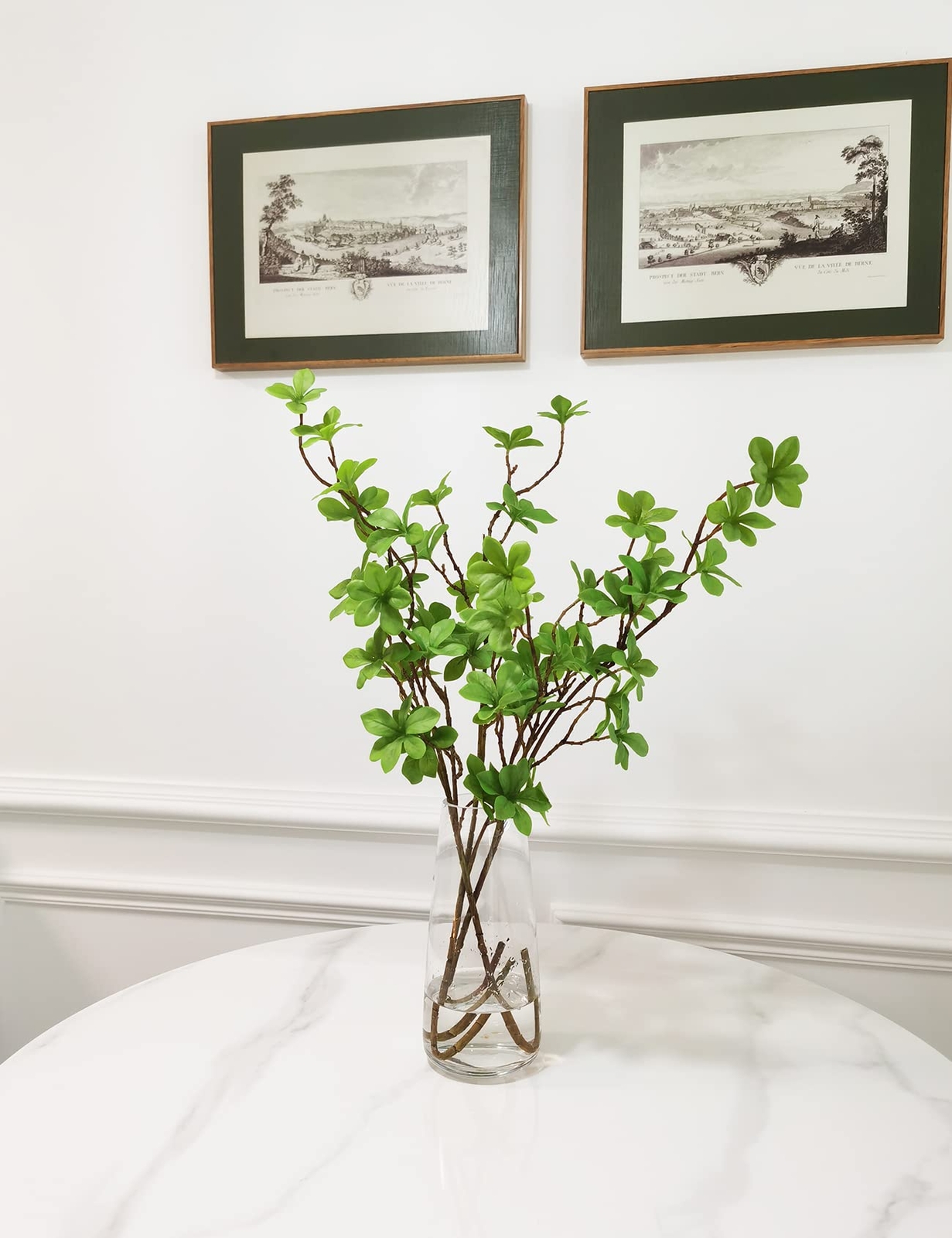 Artificial Greenery Stems Faux Branches with Leaves for Vase Fake Plants for …